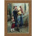thumbnail image 1 of Strolling Musicians 20x24 Gold Ornate Wood Framed Canvas Art by Makovsky, Konstantin, 1 of 2