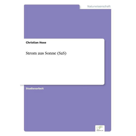 Strom aus Sonne (SaS), (Paperback)