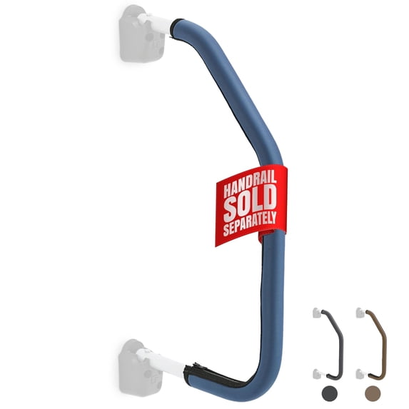 Stromberg Carlson AMZIP39B Zip Grip Handrail Grip Only, 39" Long, Blue