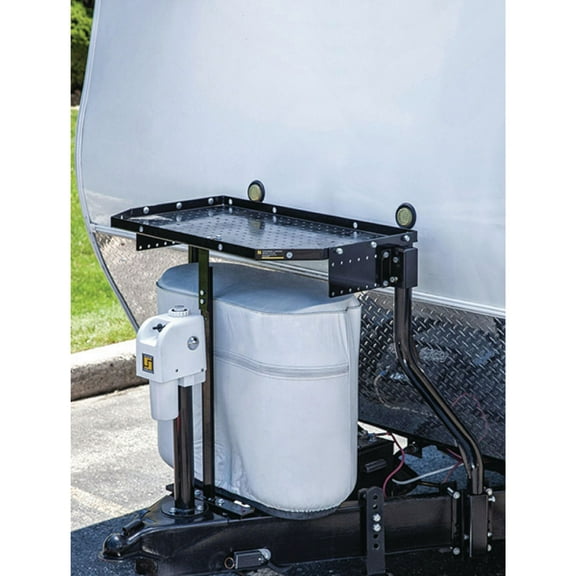 Stromberg Carlson CC-255, Gray, RV Trailer Tray Tongue Cargo Carrying System, for A-Frame Trailers
