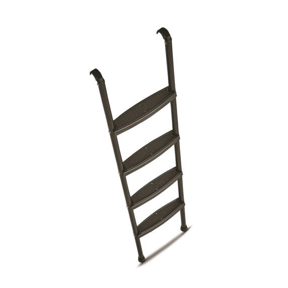 Stromberg Carlson Interior Bunk Ladder, KD, RV Bunk Ladder, Bunk Bed Ladder with Injection Molded Treads, Hooks and Mounting Hardware Included, can be Used as Dorm Loft Ladder - Black 60"