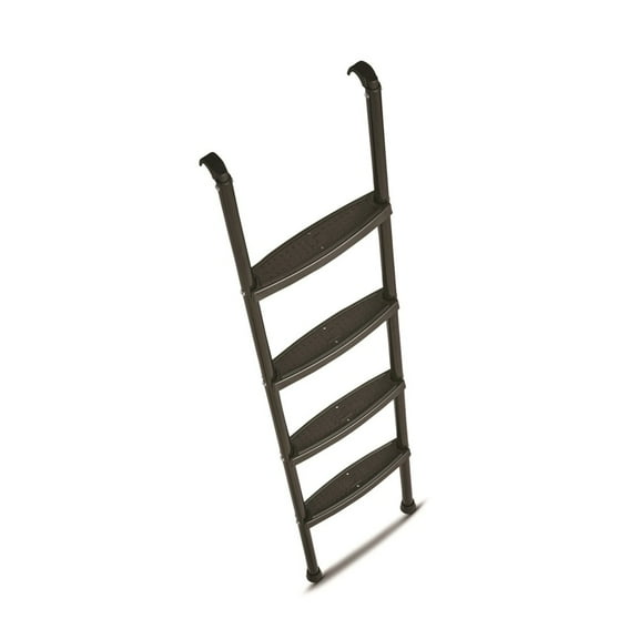 Stromberg Carlson Interior Bunk Ladder, KD, RV Bunk Ladder, Bunk Bed Ladder with Injection Molded Treads, Hooks and Mounting Hardware Included, can be used as Dorm Loft Ladder - Black 66"