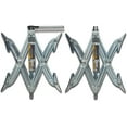 thumbnail image 1 of Stromberg Carlson JBP-T217.2 Tandem Axle T-Chock - RV Wheel Chock - Camper Wheel Chock Stabilizer Scissor - T-Chocks for RV - Fits Tires Spaced 2"-17" Apart (2-Pack), 1 of 6
