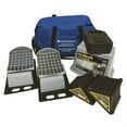 thumbnail image 1 of Stromberg Carlson Travel Trailer Leveler Kit - One Base Pad Peak for Tongue Jack, Two Rubber Wheel Chocks, Two Levelers for RV Campers, Two Anti-Slip Mats for Levelers, Four Base Pads and Storage Bag, 1 of 6