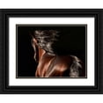 thumbnail image 1 of Stromberg, Tony 18x15 Black Ornate Wood Framed with Double Matting Museum Art Print Titled - Reflection, 1 of 4
