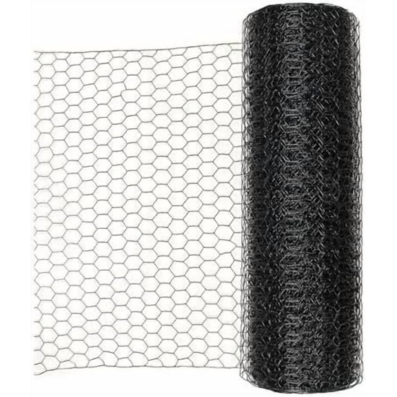 Stromberg’s PVC-Coated Galvanized Wire Fencing, 1-Inch Hex Mesh, Weatherproof, Long-Lasting & Durable for Outdoor Use, Ideal for Poultry Runs and Flight Pens, 3' x 100' Roll
