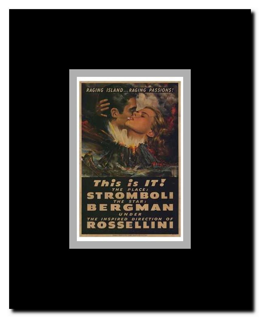 Stromboli Framed Movie Poster