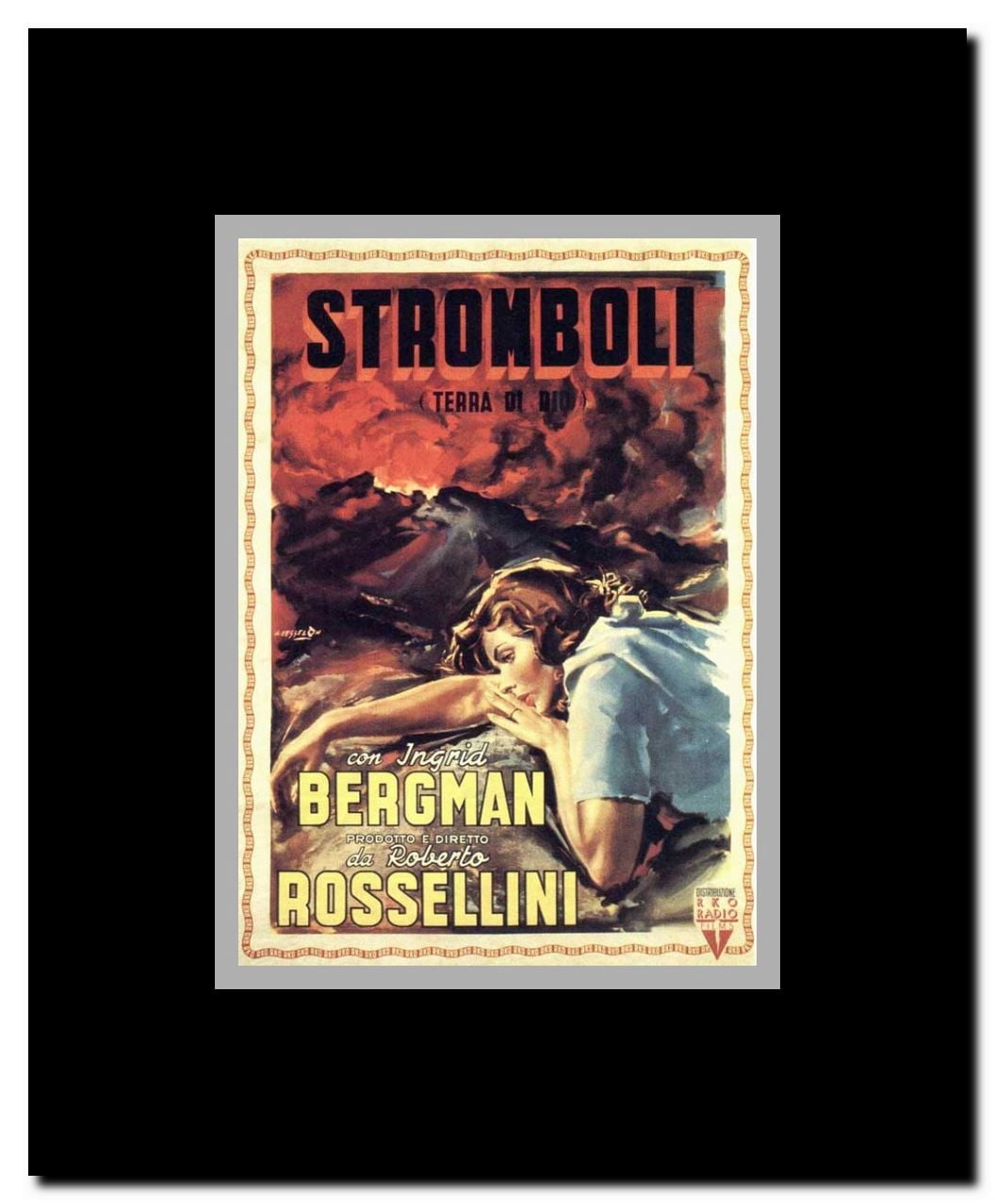 Stromboli Framed Movie Poster