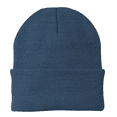 thumbnail image 1 of Stromguard Men Women Knit Skully Beanie Hat Ski Cap Cuff Slouchy Plain Solid Warm Winter - Gray Blue, 1 of 8