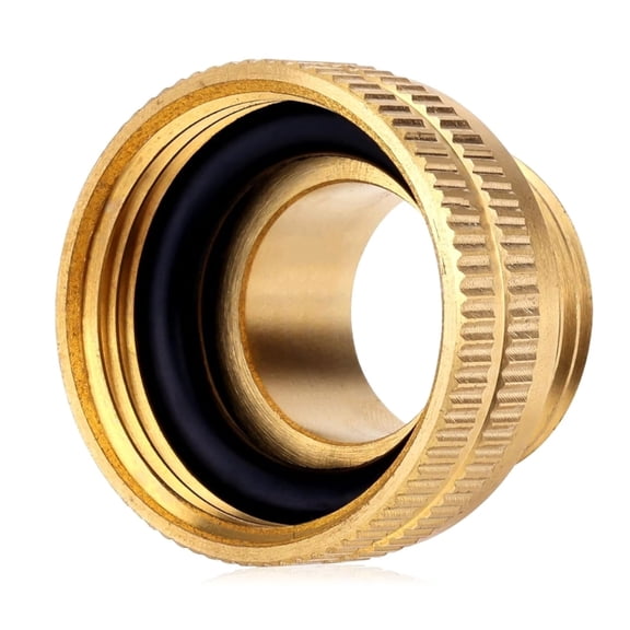 Strong 1 Foot Bronze Hose Link Includes PTFE Tape for Secure Stream