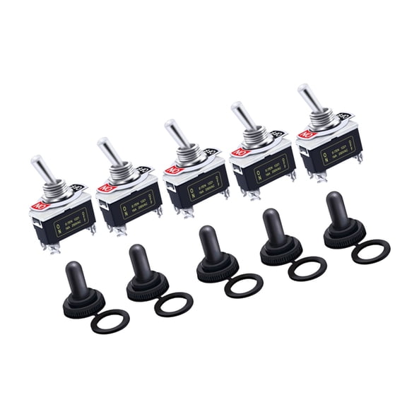 Strong 12V Toggle Switches 15A 250VAC Waterproof for Marine Automotive Use