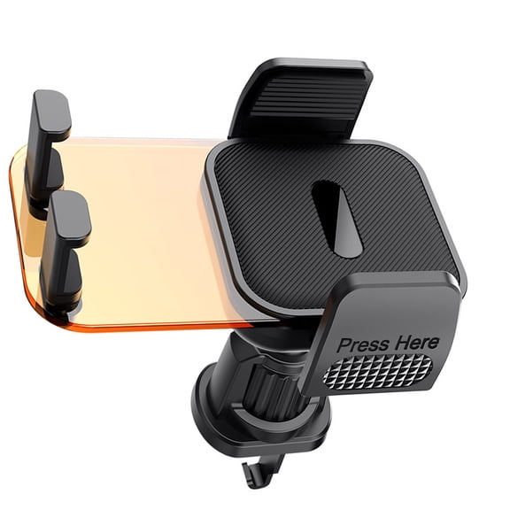 Strong ABS Construction Vent Hook Phone Holder Features Automatic Elastic Spring Easy Installation for Smartphones