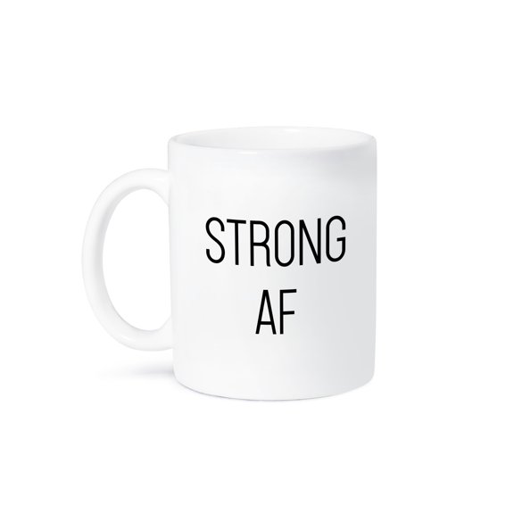 3dRose, Strong AF, 11oz Mug