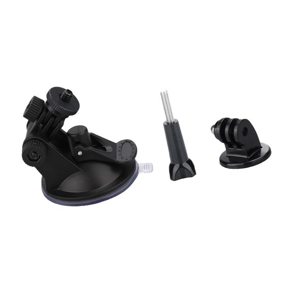 Strong Adhesion Suction Cup Mount for Action Cameras on Car Windshield 360 Degree Rotating for Stable Video