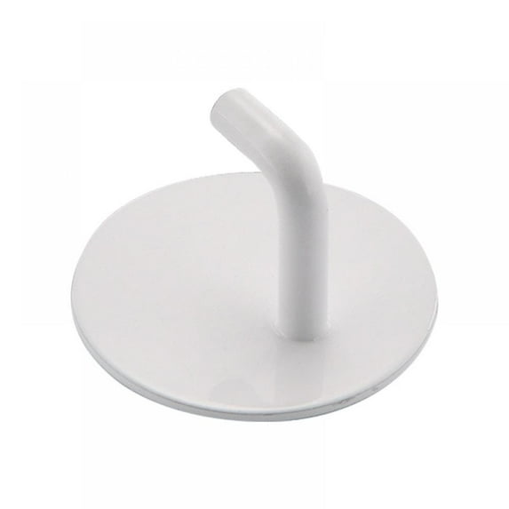Strong Adhesive Hooks Sticky Wall Hanger 304 Stainless Steel Hook Holder 10lbs Door Wall Mount Cabinet Bathroom Kitchen Rustproof Waterproof White