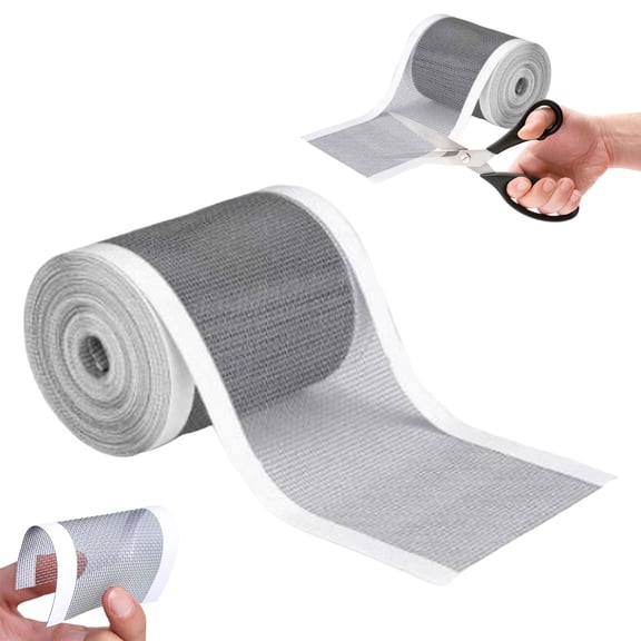 Strong Adhesive Screen Repair Tape (1 PCS,2.7 IN*12.4 FT),Window Screen Repair Kit,Fiberglass Mesh Screen Repair Kit for Window and Door,Self-Adhesive Patch for RV,Tent,Pool,Patio,Porch Netting
