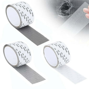 Strong Adhesive Screen Repair Tape, 2024 New Screen Repair Kit Window Screen Repair Tape, Fiberglass Window Screen Replacement Screen Tape Mesh Repair Suitable for mesh Doors and Windows