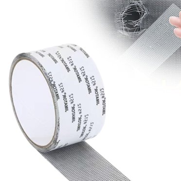 Strong Adhesive Screen Repair Tape - 5cm X 200cm Fiberglass Mesh For Window & Door Screens