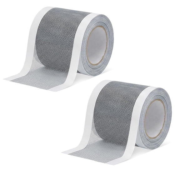Strong Adhesive Screen Repair Tape,Mesh Kit for Window/Door, Patch for RV, Tent, Pool, Patio, Porch(RL 3 IN*18 FT,2 PCS)