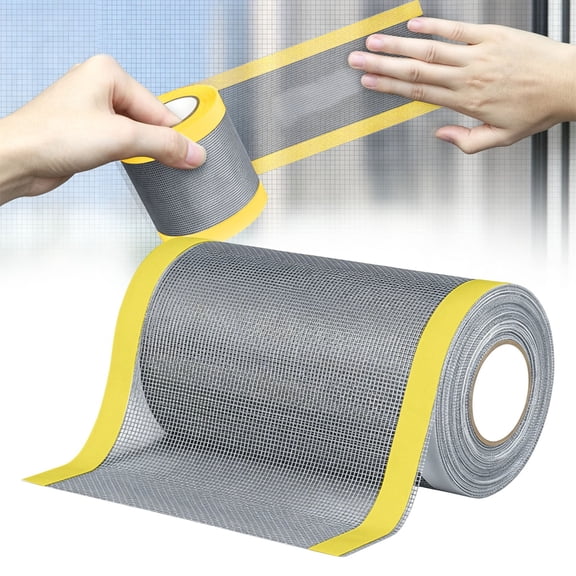 Strong Adhesive Screen Repair Tape Window Screen Repair Kit Fiberglass Mesh Screen Repair Kit For Window And Door Adhesive Patch For RV Tent Pool Patio Porch Netting