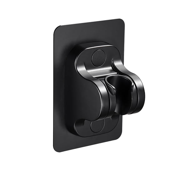 Strong Adhesive Shower Head Holder Wall Mount, Adjustable Handheld Shower Bracket for Bathroom Shower Stall with Rustproof ABS Plastic, Secure Self-Stick Mounting No Drilling Needed