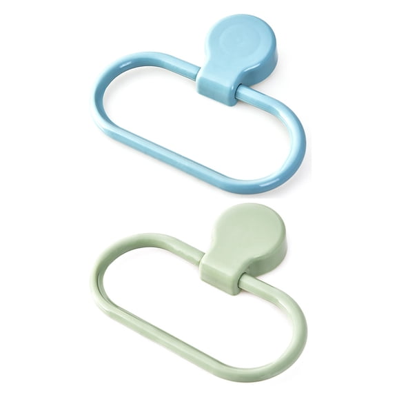Strong Adhesive Towel Ring Holder Shower Washcloth Hand Towel Hanger for Kitchen Bathroom