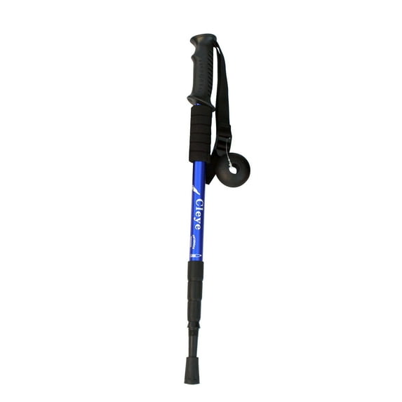 , Strong Adjustable Hiking Sticks, Aluminum Cork Handle Walking Poles with Lever-Lock Non-Slip Quick-Dry Straps