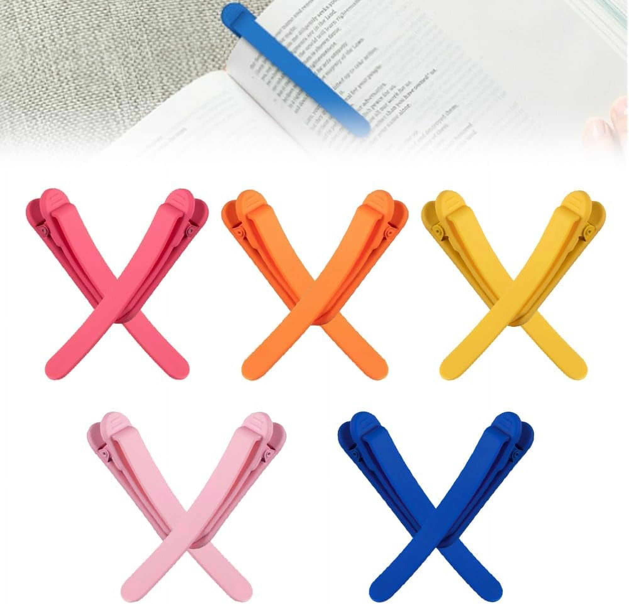 KOLZEMV Lot De 3 Marque-pages Innovants En Silicone - Pour Les Amateurs De Lecture, Les Enseignants, étudiants Et Les Femmes