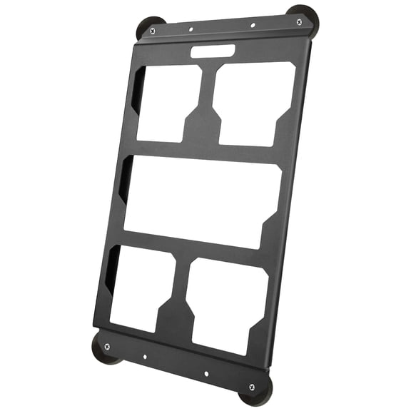 Drill Complimentary Modifiable Tool Mounting Plate Attractive Holding Structure Heavy Measure Aluminum Construction Compact 15.2x8.6 Inch Plan