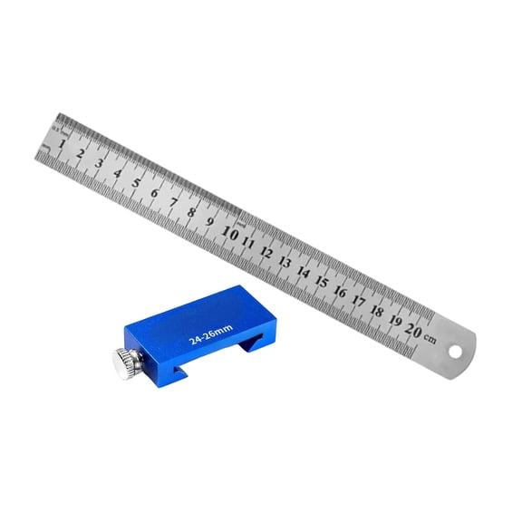 Strong Aluminum Carpenter Marking Tool Featuring Sliding Block Upgrades for Enhances Accuracy In Woodworking Projects