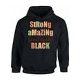 thumbnail image 1 of Strong Amazing Beautifully Black USA Political Unisex Hoodie Men Women - Graphic Tee S M L XL 2XL 3XL 4XL 5XL - Hooded Black History Month Gifts Resistance Hoodie for Him Her, 1 of 2