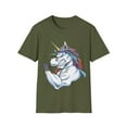 thumbnail image 1 of Strong And Magical Unicorn Workout Muscle Men Women Graphic, 1 of 4