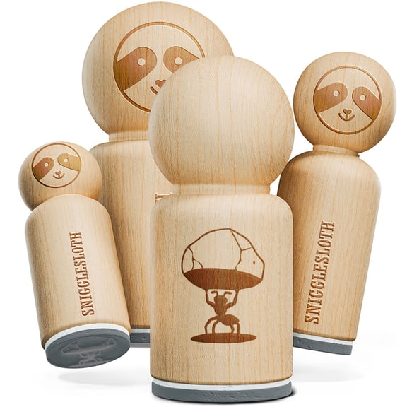 Strong Ant Insect Lifting Rock Stone Power Rubber Stamp for Stamping Crafting Planners - 1 Inch Medium