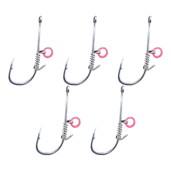 Strong Barbed Fishing Hooks with Holes Adapt to Various Fishing Environment