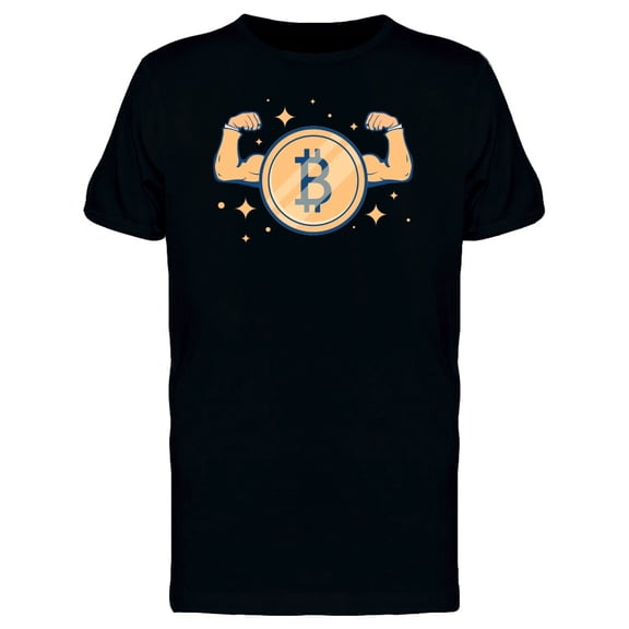 Strong Bitcoin  T-Shirt Men -Image by Shutterstock, Male 3X-Large