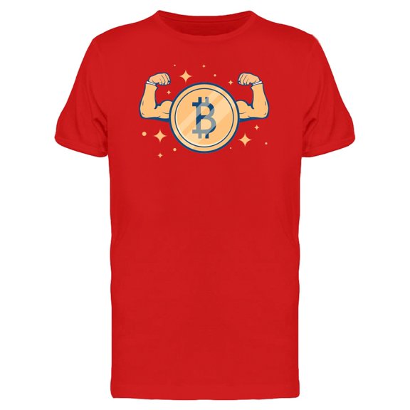Strong Bitcoin  T-Shirt Men -Image by Shutterstock, Male 3X-Large