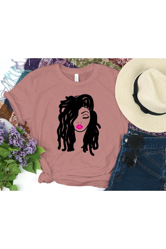 Strong Black Woman With Dreadlocks ShirtBlack History Month ShirtAfrican American ShirtBla