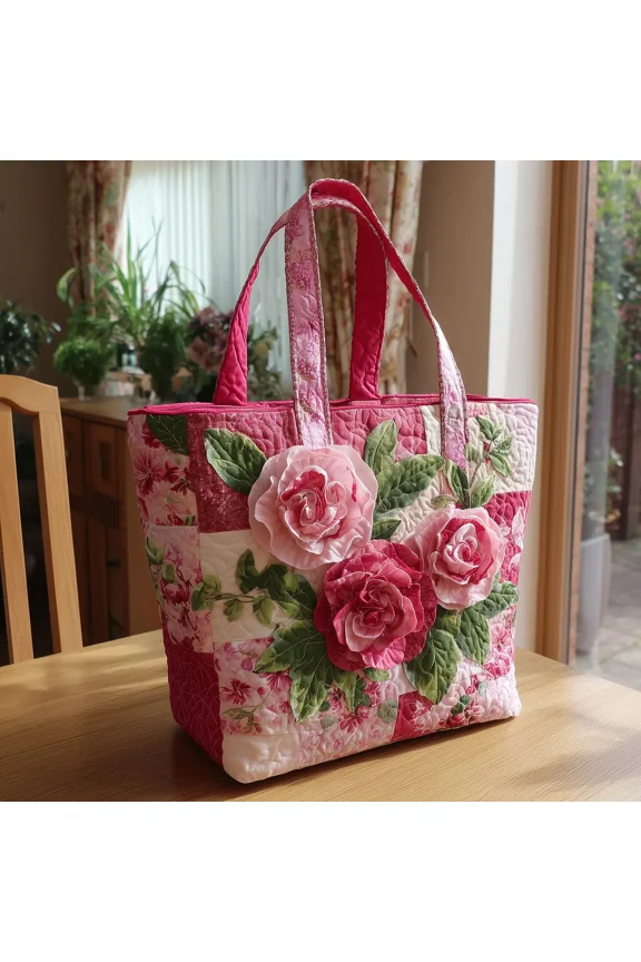 Strong Bloom Quilted Tote Bag GFTOTL4152