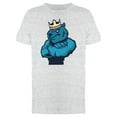 thumbnail image 1 of Strong Blue Bear With Crown T-Shirt Men -Image by Shutterstock, Male Large, 1 of 2