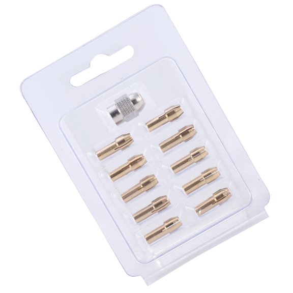Strong Brass Collets Multifunction Metal Collets Adapters set for Power Tool Accessories Under 0.19 Inches Inner Diamete