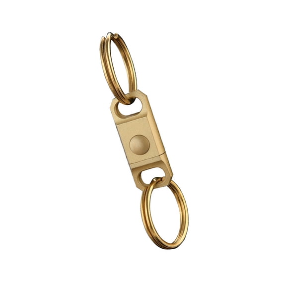 Strong Bronze Keychains Hoop With Double Cycle Immediate Release Mechanism Outdoor Essential