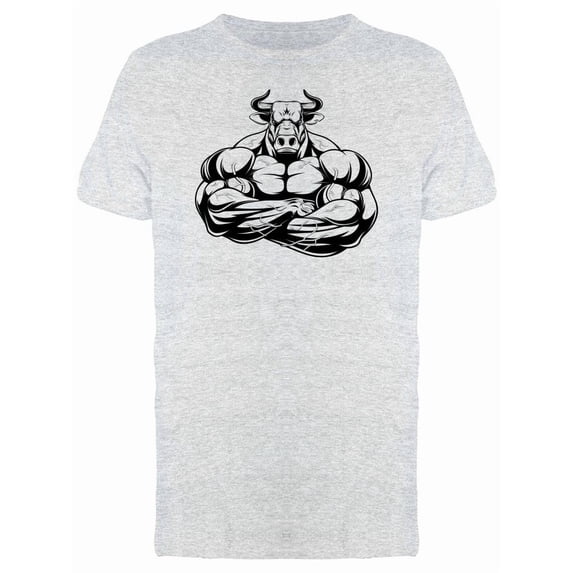 Strong Bull Big Pectorals Tee Men's -Image by Shutterstock