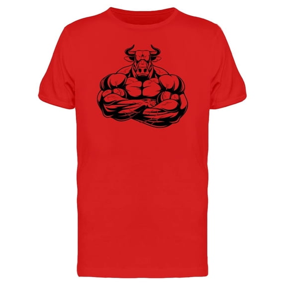 Strong Bull Big Pectorals Tee Men's -Image by Shutterstock