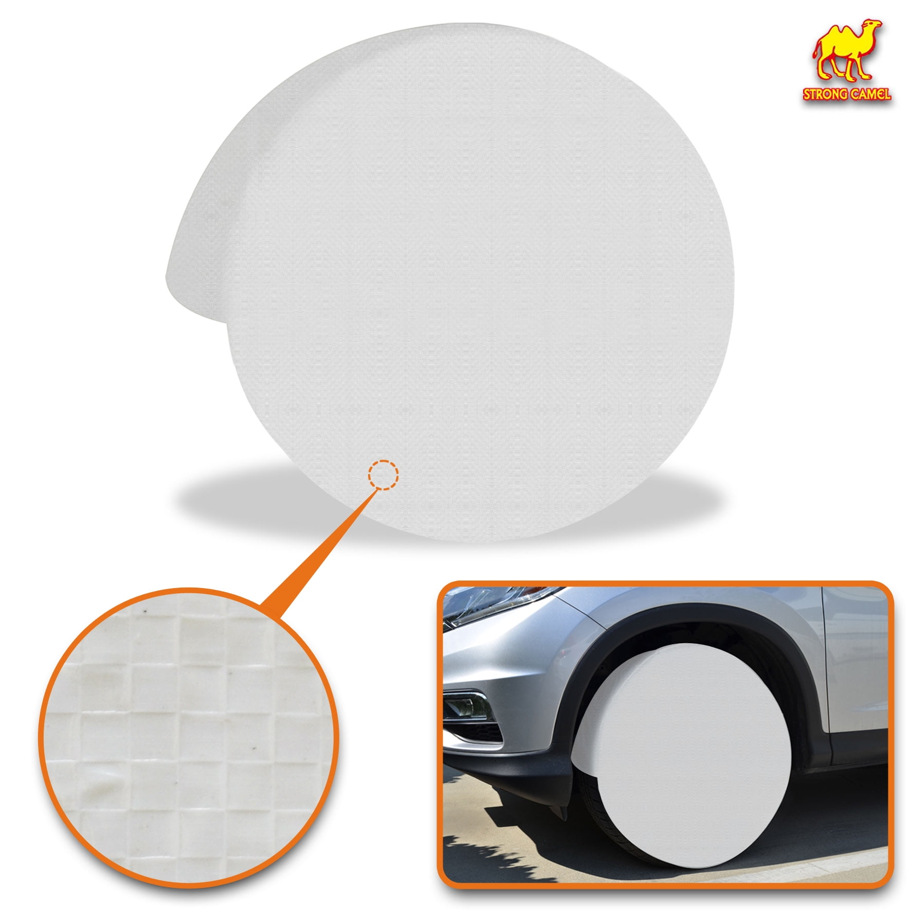 Strong Camel 4pcs Wheel Tire Covers Waterproof Sun Tire Protector for