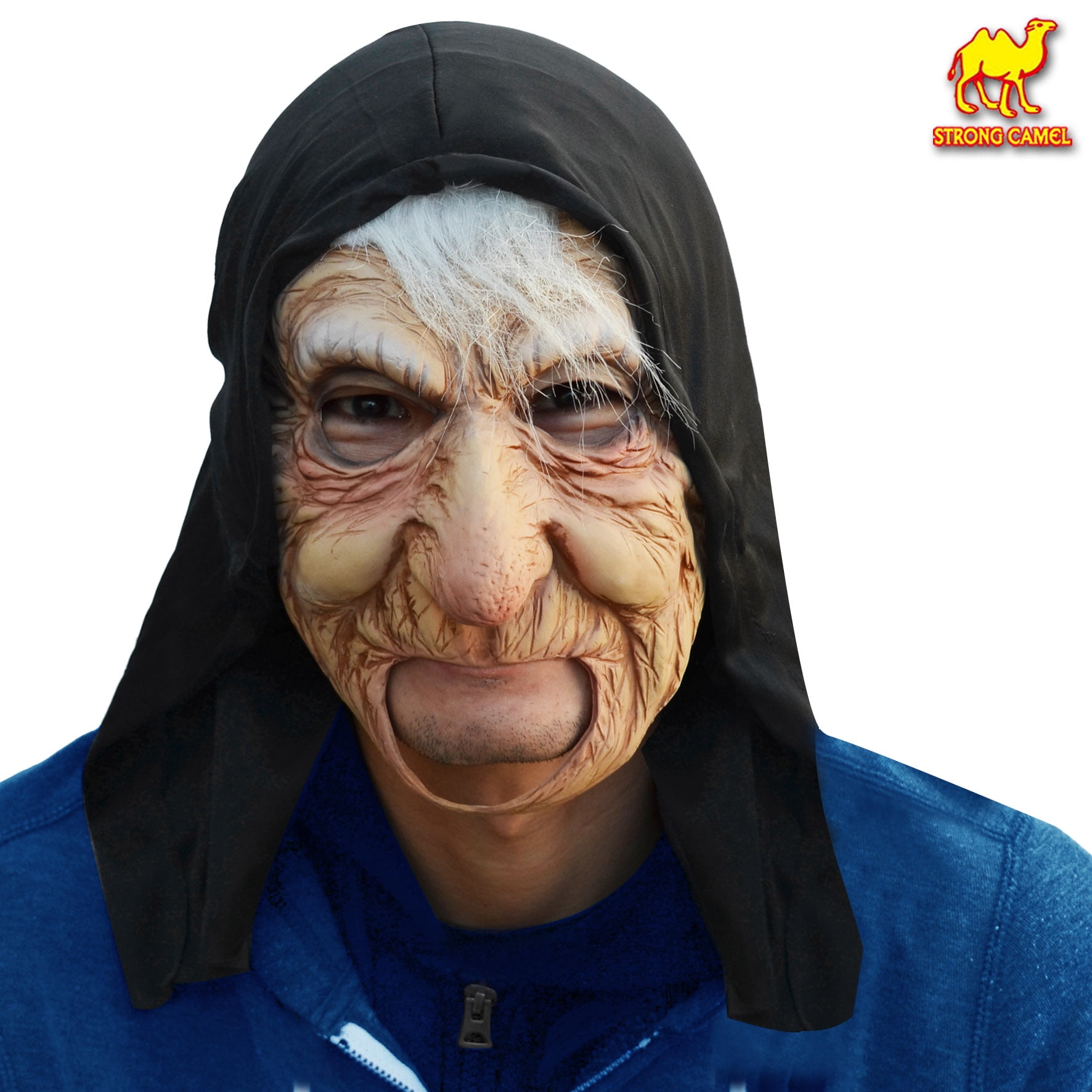 Strong Camel Latex Head Mask Deluxe Novelty Mask for Halloween Costume Party for Adult