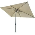 thumbnail image 1 of Strong Camel U076-203-Beige 10 x 6.5 ft. Parasol Patio New Garden Umbrella Sunshade Market Outdoor, Beige, 1 of 1