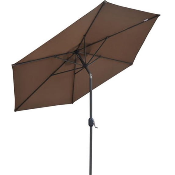 Strong Camel U076-250-Taupe 8 ft. Parasol Patio New Garden Umbrella Sunshade Market Outdoor, Taupe