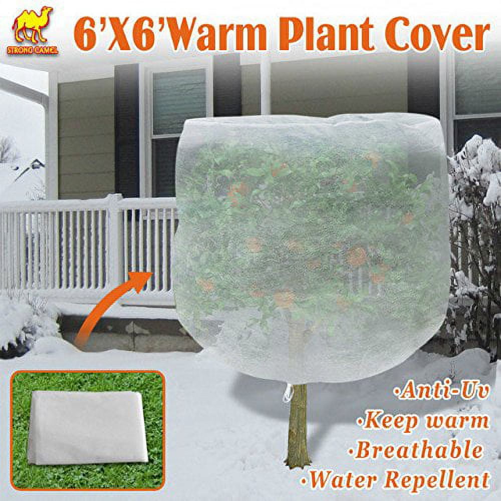 Strong Camel Warm Worth Plant Cover Tree/Shrub Cover Plant Protecting &Frost Protection Bag (72? H x 72? Dia)