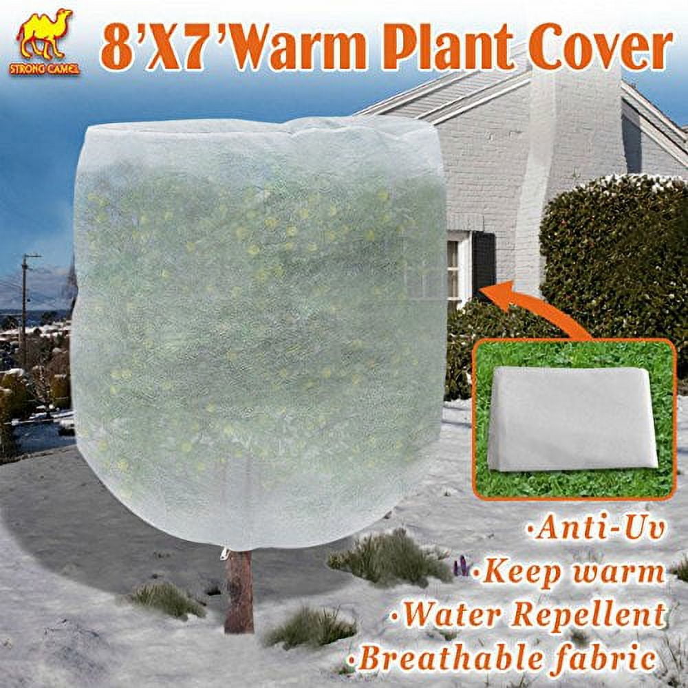 Strong Camel Warm Worth Plant Cover Tree/Shrub Cover Plant Protecting &Frost Protection Bag (96? H x 84? Dia)