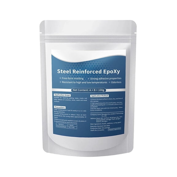 Strong Clay Iron Adhesive, High-Strength Multi-Purpose Repair Clay, Steel Epoxy Putty for Bonding Plastic Metal Ceramic Wood Tile Glass, Easy Operation
